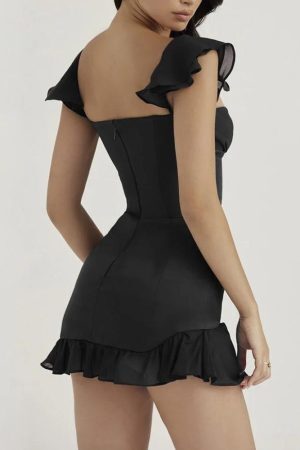 Style Core Aesthetics, New Style Trends - Sweetheart Neckline Corset Mini Dress