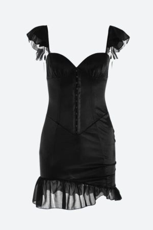 Style Core Aesthetics, New Style Trends - Sweetheart Neckline Corset Mini Dress