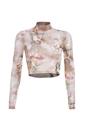 Style Core Aesthetics, New Style Trends - Taupe Angel Top