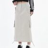 Style Core Aesthetics, New Style Trends - Tech Parachute Maxi Skirt