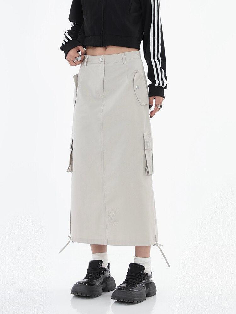 Style Core Aesthetics, New Style Trends - Tech Parachute Maxi Skirt Style Core Aesthetics, New Style Trends - Tech Parachute Maxi Skirt