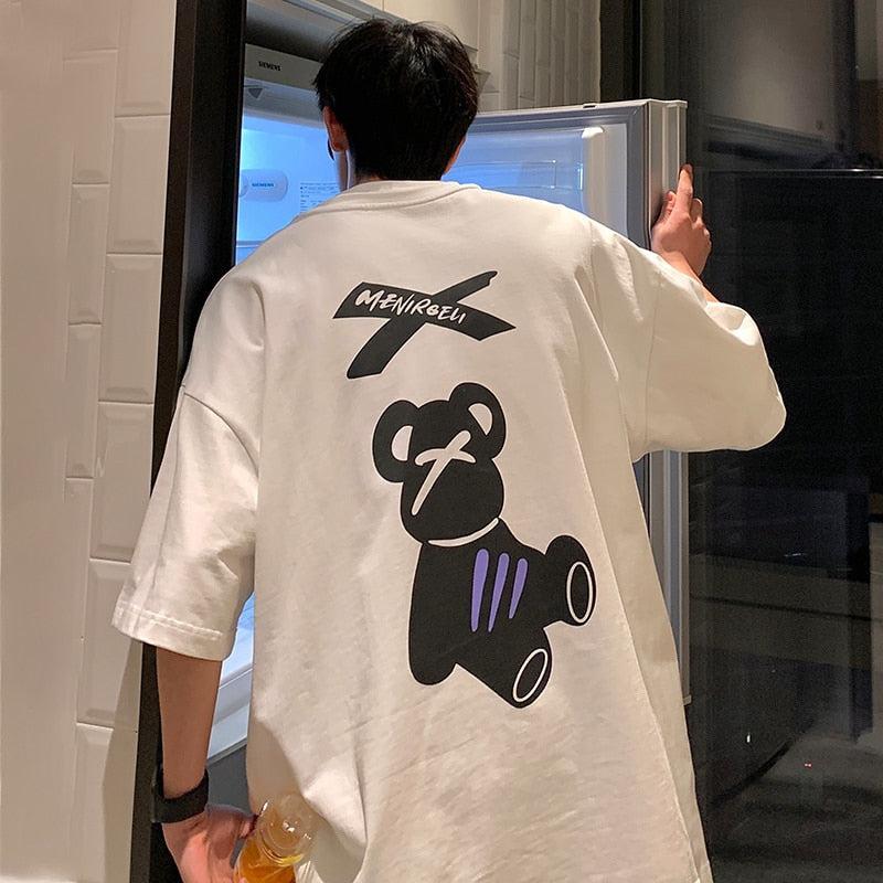 Style Core Aesthetics, New Style Trends - Teddy Bear Silhouette Tee Style Core Aesthetics, New Style Trends - Teddy Bear Silhouette Tee