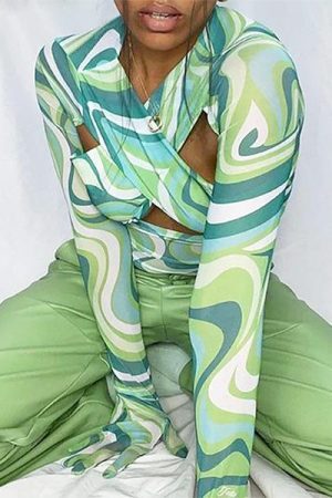 Style Core Aesthetics, New Style Trends - Teenage Crush Gloved Long Sleeve Top