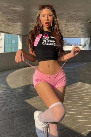 Style Core Aesthetics, New Style Trends - Tell Your Dad Crop Tee