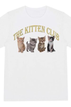 Style Core Aesthetics, New Style Trends - The Kitten Club T-Shirt 🐱