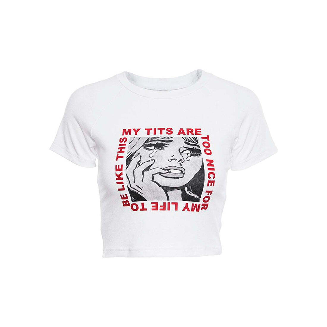 Style Core Aesthetics, New Style Trends - Too Nice Crop Tee