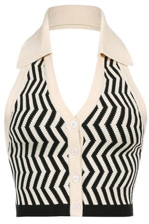 Style Core Aesthetics, New Style Trends - Totally Over It Collared Top