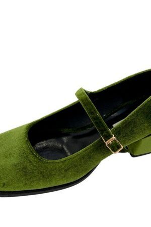 Style Core Aesthetics, New Style Trends - Velvet Mary Janes
