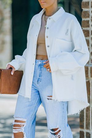 Style Core Aesthetics, New Style Trends - Veste chemise en jean 'Ezra'