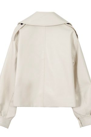 Style Core Aesthetics, New Style Trends - Veste en cuir végan 'Loane'