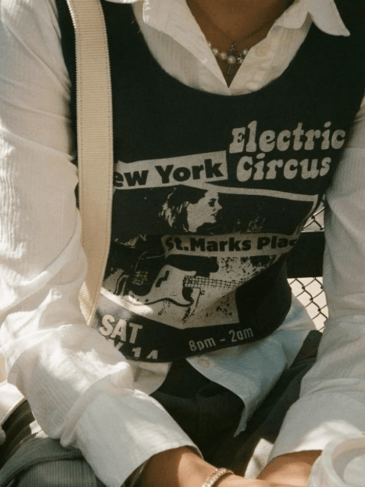 Style Core Aesthetics, New Style Trends - Vintage 90s Cropped Tank Top Style Core Aesthetics, New Style Trends - Vintage 90s Cropped Tank Top