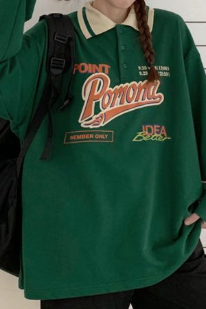 Style Core Aesthetics, New Style Trends - Vintage Collar Sweatshirt