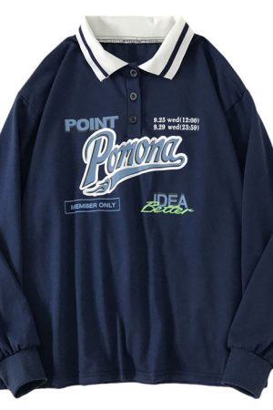 Style Core Aesthetics, New Style Trends - Vintage Collar Sweatshirt