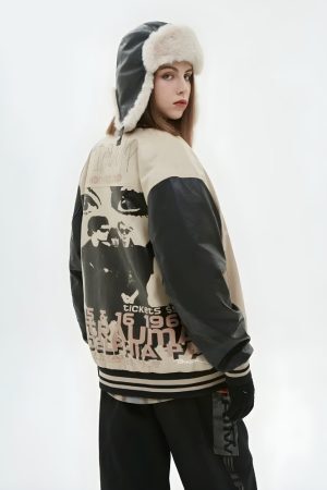 Style Core Aesthetics, New Style Trends - Vintage Grunge 1968 Varsity Jacket