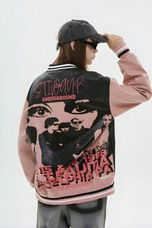 Style Core Aesthetics, New Style Trends - Vintage Grunge 1968 Varsity Jacket