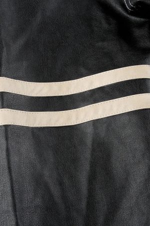 Style Core Aesthetics, New Style Trends - Vintage Grunge Biker Zip-Up Faux Leather Jacket