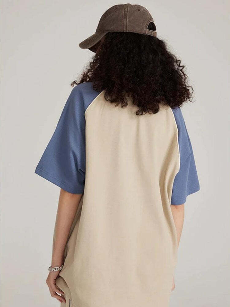 Style Core Aesthetics, New Style Trends - Vintage Half Zip-Up Polo Tee Style Core Aesthetics, New Style Trends - Vintage Half Zip-Up Polo Tee