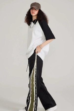 Style Core Aesthetics, New Style Trends - Vintage Half Zip-Up Polo Tee