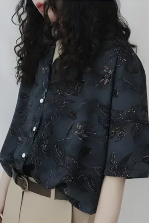 Style Core Aesthetics, New Style Trends - Vintage Leaf Designed Shirt