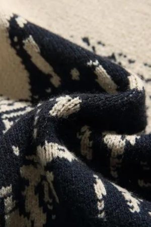 Style Core Aesthetics, New Style Trends - Vintage Mountain Knitted Sweater