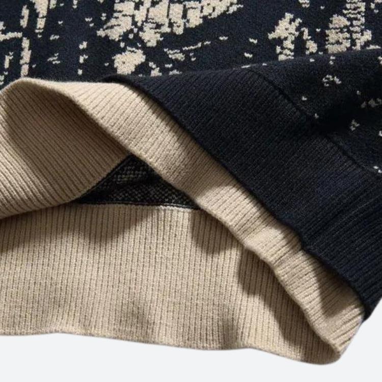 Style Core Aesthetics, New Style Trends - Vintage Mountain Knitted Sweater Style Core Aesthetics, New Style Trends - Vintage Mountain Knitted Sweater