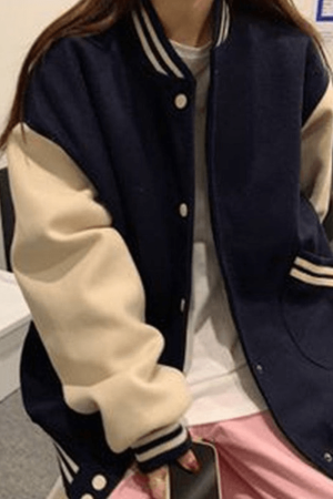 Style Core Aesthetics, New Style Trends - Vintage Patchwork Varsity Jacket