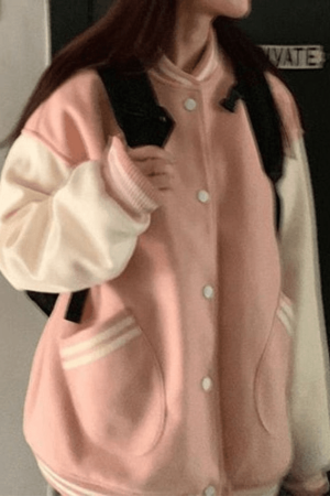 Style Core Aesthetics, New Style Trends - Vintage Patchwork Varsity Jacket