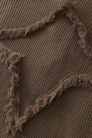 Style Core Aesthetics, New Style Trends - Vintage Pockets Tasseled Knitted Cardigan