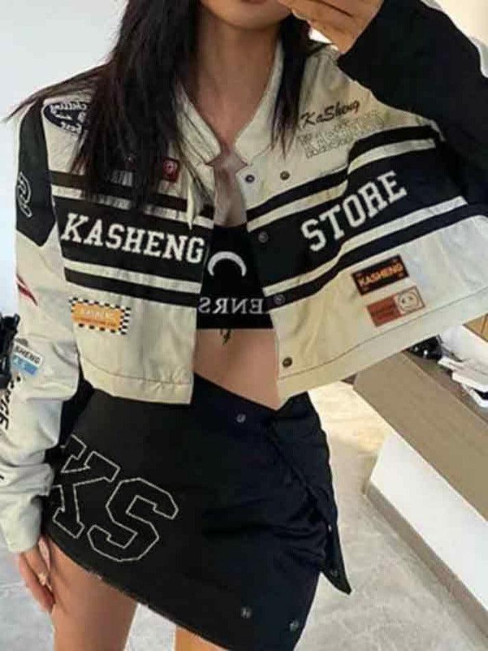 Style Core Aesthetics, New Style Trends - Vintage Print Removable Jacket Style Core Aesthetics, New Style Trends - Vintage Print Removable Jacket