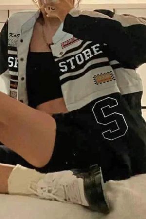 Style Core Aesthetics, New Style Trends - Vintage Print Removable Jacket