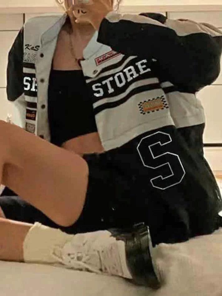 Style Core Aesthetics, New Style Trends - Vintage Print Removable Jacket Style Core Aesthetics, New Style Trends - Vintage Print Removable Jacket