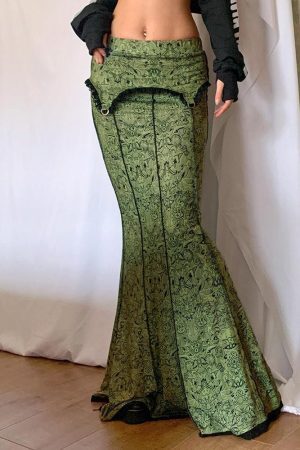 Style Core Aesthetics, New Style Trends - Vintage Slim Fit Maxi Skirt