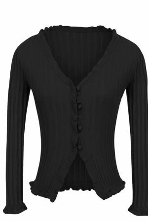 Style Core Aesthetics, New Style Trends - Vivian Ribbed Cardigan