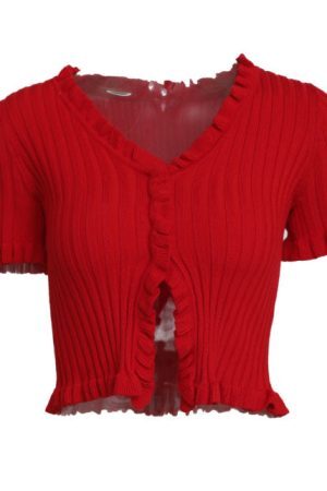 Style Core Aesthetics, New Style Trends - Vivian Ribbed Top