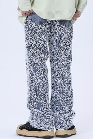 Style Core Aesthetics, New Style Trends - 'Webbed' Jeans