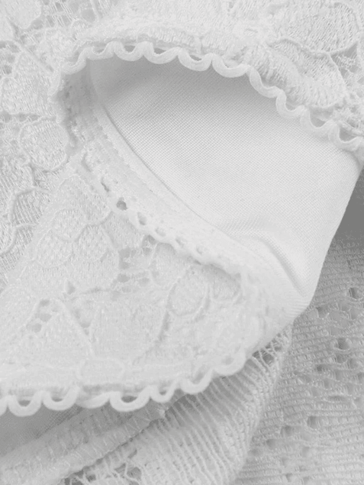 Style Core Aesthetics, New Style Trends - White Lace Cropped Tank Top Style Core Aesthetics, New Style Trends - White Lace Cropped Tank Top