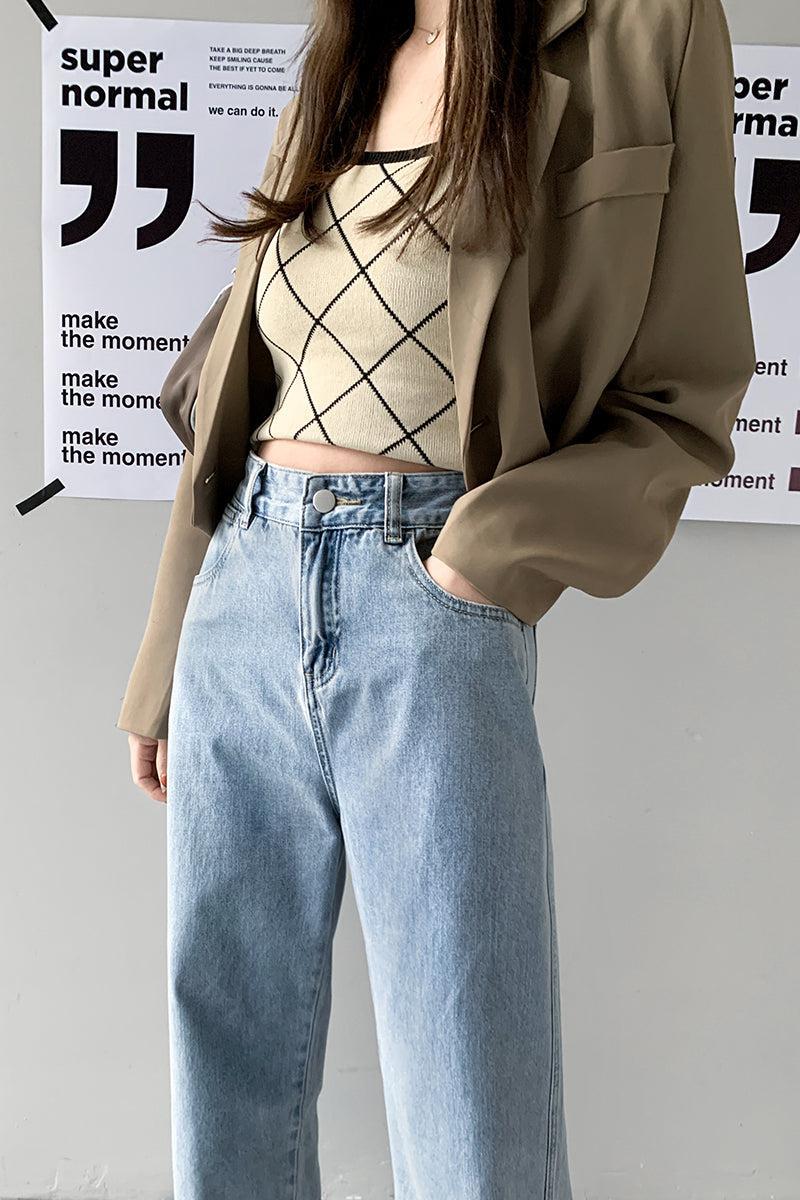 Style Core Aesthetics, New Style Trends - Wide Leg High Waist Casual Jeans Style Core Aesthetics, New Style Trends - Wide Leg High Waist Casual Jeans