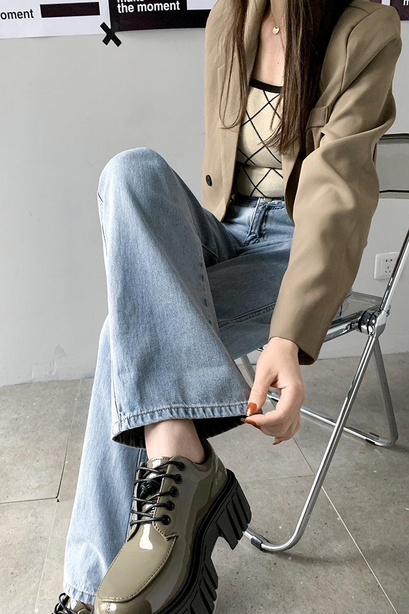 Style Core Aesthetics, New Style Trends - Wide Leg High Waist Casual Jeans Style Core Aesthetics, New Style Trends - Wide Leg High Waist Casual Jeans