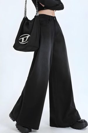 Style Core Aesthetics, New Style Trends - Wide Leg Regular Waist Jeans