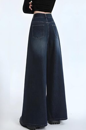 Style Core Aesthetics, New Style Trends - Wide Leg Regular Waist Jeans