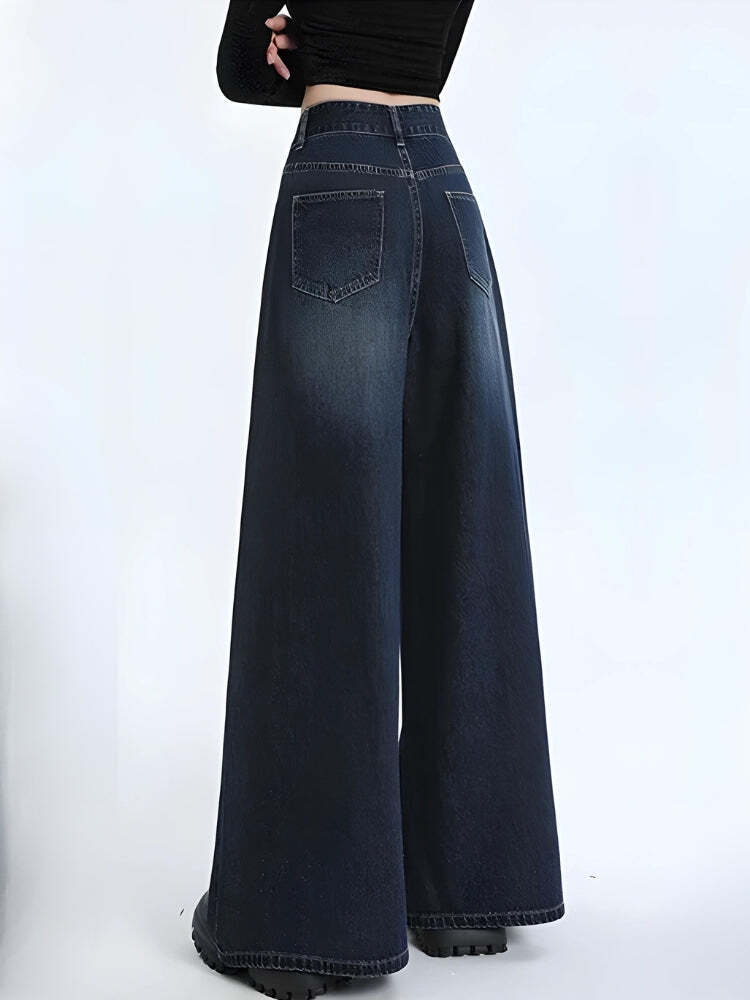 Style Core Aesthetics, New Style Trends - Wide Leg Regular Waist Jeans Style Core Aesthetics, New Style Trends - Wide Leg Regular Waist Jeans