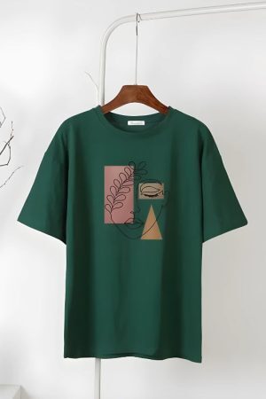 Style Core Aesthetics, New Style Trends - Woman Face Minimal Tee