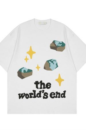 Style Core Aesthetics, New Style Trends - 'Worlds end' T shirt
