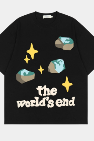 Style Core Aesthetics, New Style Trends - 'Worlds end' T shirt