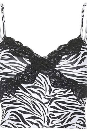 Style Core Aesthetics, New Style Trends - Y2K Animal Behavior Tank Top