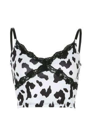 Style Core Aesthetics, New Style Trends - Y2K Animal Behavior Tank Top