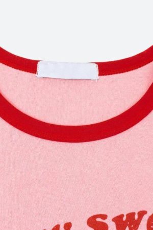 Style Core Aesthetics, New Style Trends - Y2K Berry Sweet Crop Top