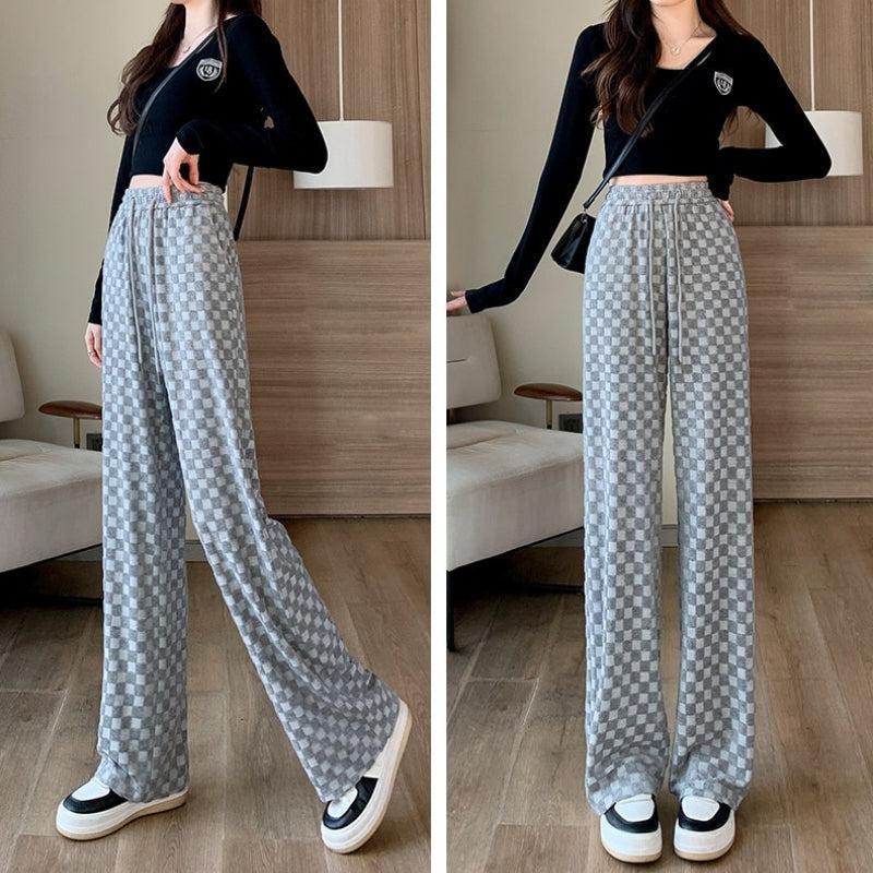 Style Core Aesthetics, New Style Trends - Y2K Checkered Sweatpants Style Core Aesthetics, New Style Trends - Y2K Checkered Sweatpants