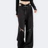 Style Core Aesthetics, New Style Trends - Y2K Cut Out Waist Pants