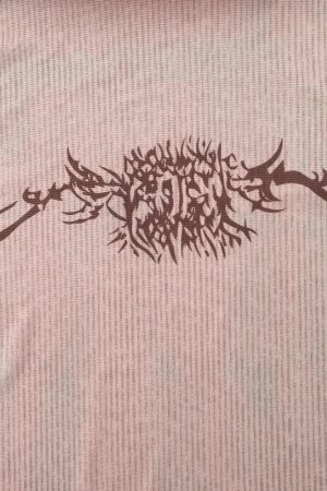 Style Core Aesthetics, New Style Trends - Y2K Cyberpunk Sigilism Sheer Top